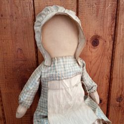 Primitive Doll Handmade - Rustic Decor