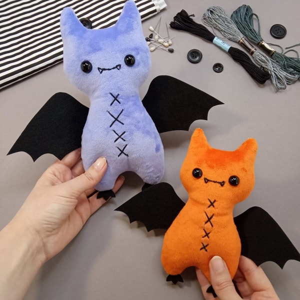 Bat Plush Pattern - Easy Sewing Project - Inspire Uplift