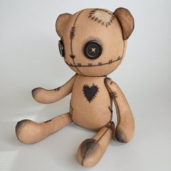 Voodoo Bear Handmade Doll