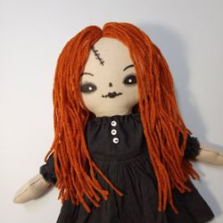 Halloween Doll Handmade - Creepy Cute Decoration