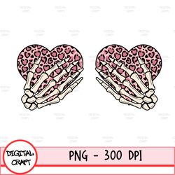 funny skeleton valentine sublimation