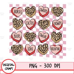 valentines png, candy hearts png, western valentines, country music png, western png, country sublimations, cowgirl png