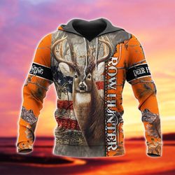 eddora deer hunting 3d hoodie &8211 td817