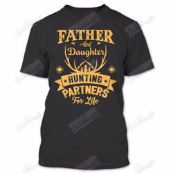 father and daughter hunting partners for life yw2602330cl t-shirt