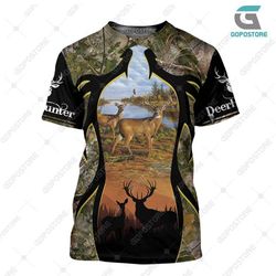 hunting beautiful deer hunting camos56 hoodie