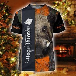hunting boar hunter jok men hoodie