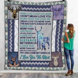 hunting dad fleece blanket m2701 87o31