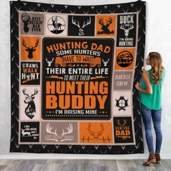 hunting dad fleece blanket my1302 82o44
