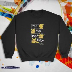 pika pika pika chu pokemon quote women&8217s sweatshirt