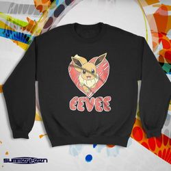 pikachu pokemon eevee evolution women&8217s sweatshirt
