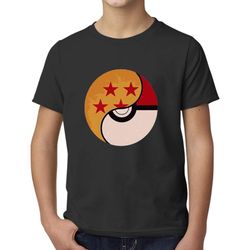 pokemon dragon ball fusion young t-shirt