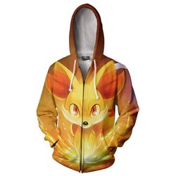 pokemon fokko zip up hoodie