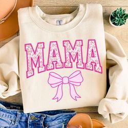 coquette mama design, mama png, pink mama png, soft girl era png, pink bow, aesthetic, social club png, coquette shirt