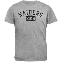 graduation &8211 raiders 2015 heather grey adult t-shirt