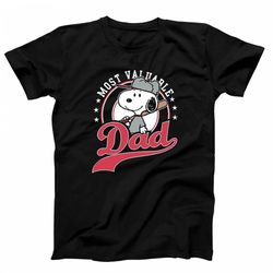 happy fathers day most valuable dad snoopy men&8217s t-shirt