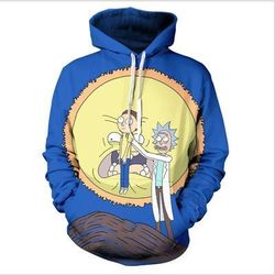 rick and morty hoodie 3d print unisex sweatshirt