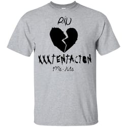 rip xxxtentacion 1998-2018 shirt g200b gildan youth ultra cotton t-shirt