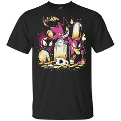 pokemon gastly haunter and gengar town t shirt &8211 moano store