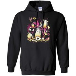 Pokemon Gastly Haunter and Gengar Town Hoodie &8211 Moano Store