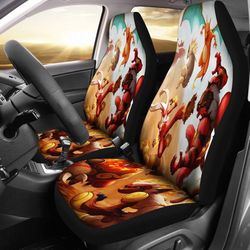 Pokemon Fire Legend Car Seat Covers