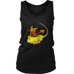 pikachu pokemon dragon ball z women&8217s tank top