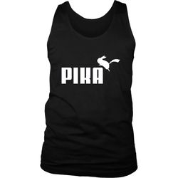 pika pokemon pikachu parody men&8217s tank top