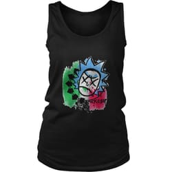 rick c 137 band rick and morty comedy women&8217s tank top