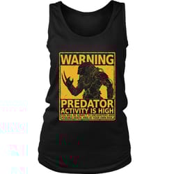 predator hunting season beware of wild yautja women&8217s tank top