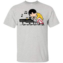 funny mercury playing piano g200 gildan ultra cotton t-shirt