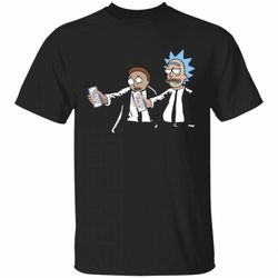 michelob ultra t-shirt rick and morty mixed pulp fiction beer tee mt12