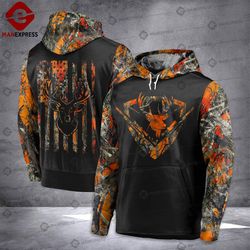 mtp deer hunting 3d hoodie print 212