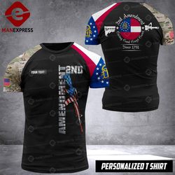 mtp georgia 2nd amendment customize t-shirt hoodie 3d printed pdt19