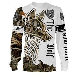 wolf hunting the wolf tattoo predator hunting shirt custom name 3d full printing hoodie, sweatshirt &8211 personalized h