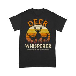vintage deer whisperer t-shirt, deer hunting t-shirt &8211 funny gift for hunters feb21 &8211 nlxs75 d06