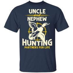 uncle and nephew hunting partners for life t-shirt mt06