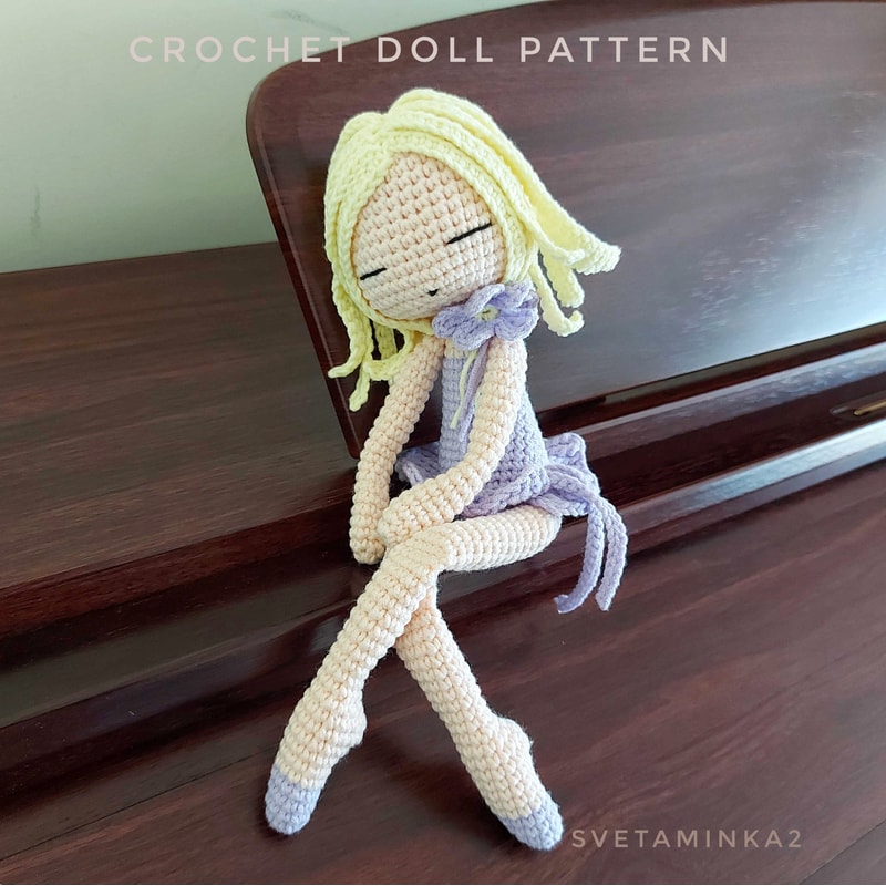 Crochet Doll Pattern Amigurumi Toy Tutorial 0