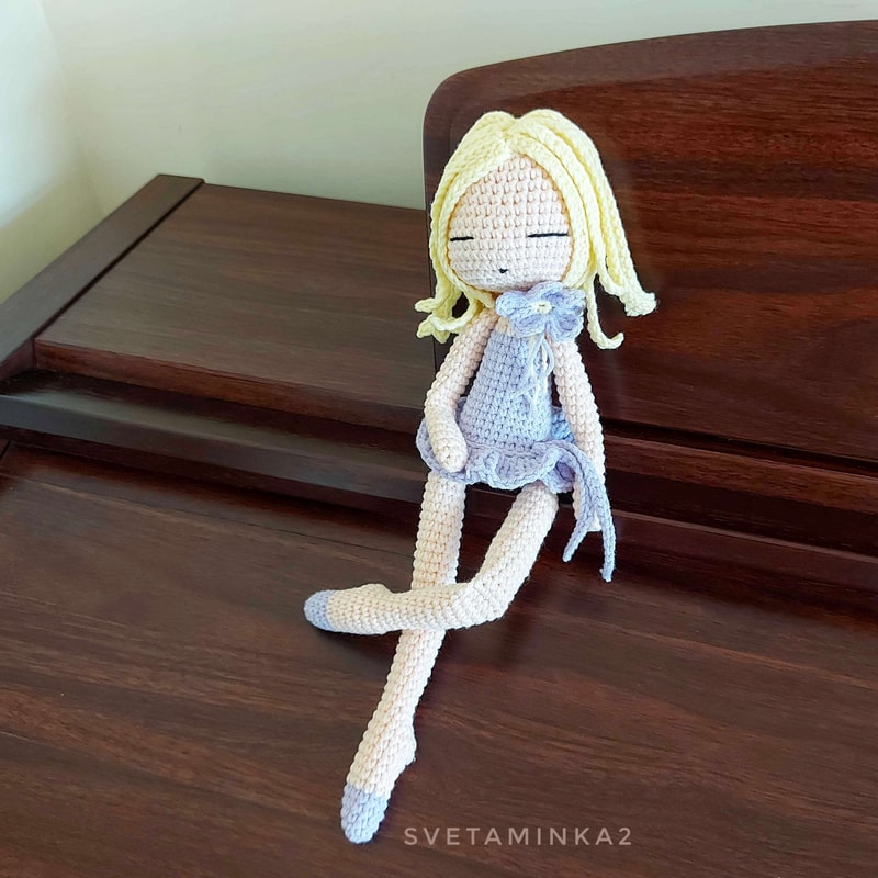 Crochet Doll Pattern Amigurumi Toy Tutorial 4