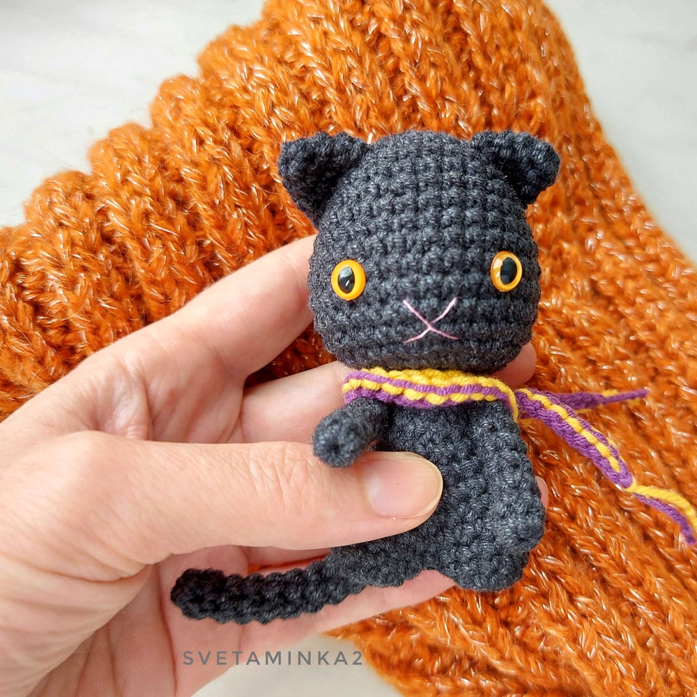 Cat Crochet Pattern Amigurumi Cute Toy Tutorial 1