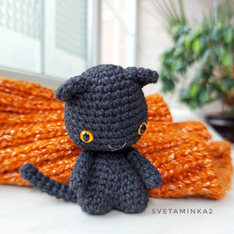 Cat Crochet Pattern Amigurumi Cute Toy Tutorial 2