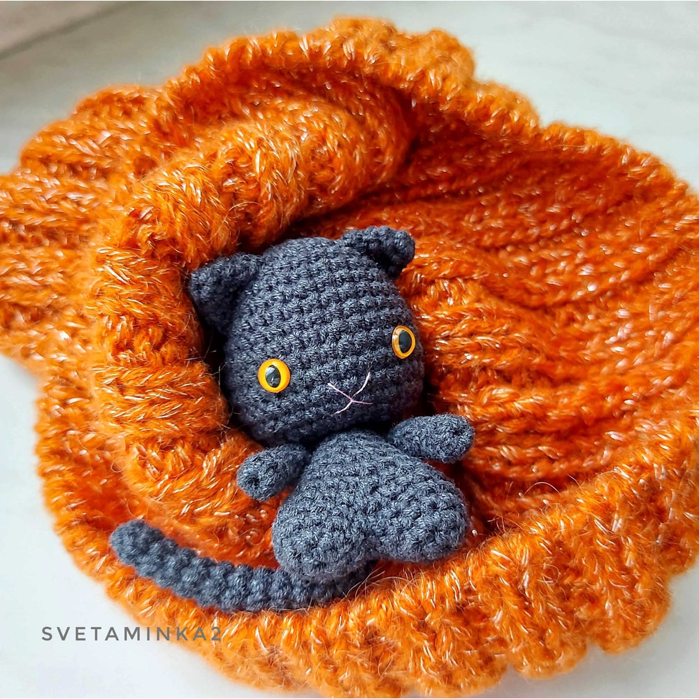 Cat Crochet Pattern Amigurumi Cute Toy Tutorial 3