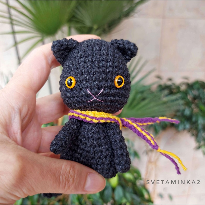 Cat Crochet Pattern Amigurumi Cute Toy Tutorial 4