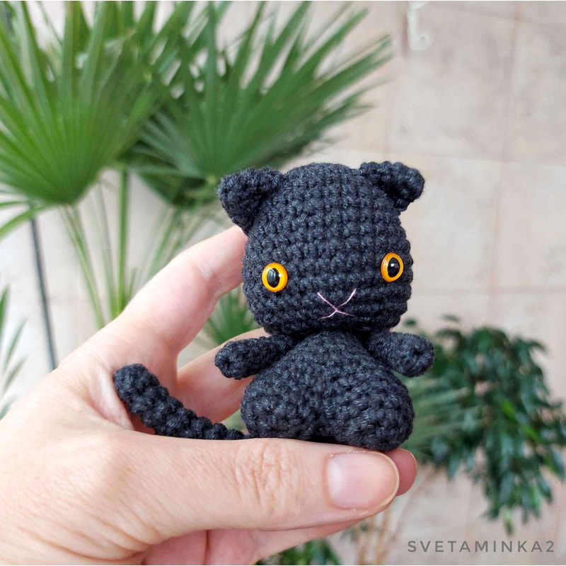 Cat Crochet Pattern Amigurumi Cute Toy Tutorial 5