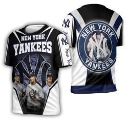 aaron judge gleyber torres giancarlo stanton for new york yankees fan 3d t-shirt