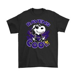 Baltimore Ravens Snoopy Joe Cool We&8217re Awesome Shirts