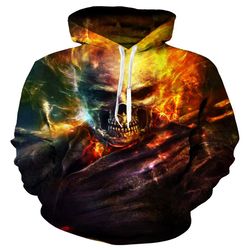 bgr3d004 &8211 3d blue ghost rider shirt