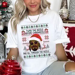 snoop dogg ugly christmas shirt, the nizzle before chrismizzle xmas shirt, christmas snoop dogg shirt, snoop dogg shirt
