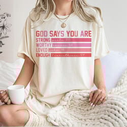 god says you are valentine shirt, jesus valentine shirt, valentine doodle shirt, christian valentine shirt, valentine