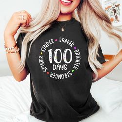 100 Days Teacher Shirt, Happy 100 Days Of School, 100 Days Of School Shirt, 100 Days Celebration Shirt, Gift For Teacher