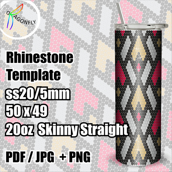 bling tumbler template SS20  honeycomp for 20oz skinny straight 235.jpg