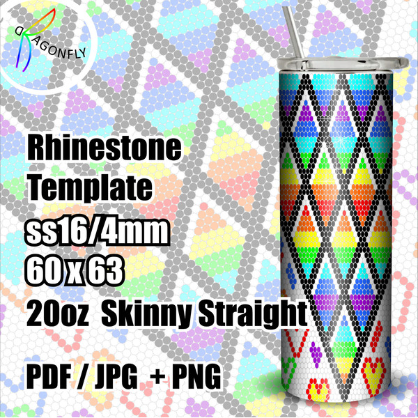 rhinestone tumbler template SS16  honeycomp for 20oz skinny straight.jpg